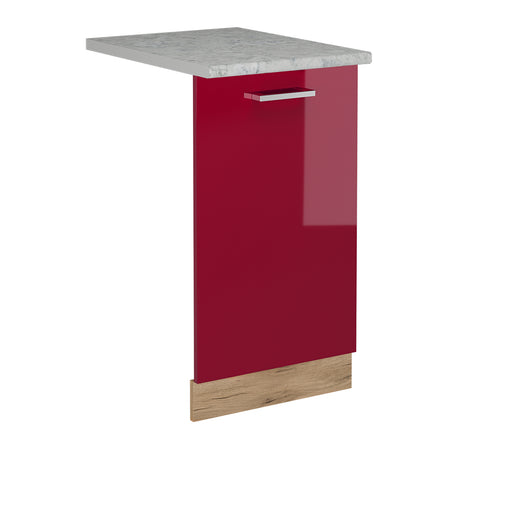 Vicco Pannello frontale della lavastoviglie Rosso lucido 45 cm , PL Marmo