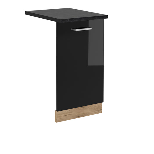 Vicco Pannello frontale della lavastoviglie Nero lucido 45 cm , PL Antracite