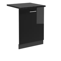 Vicco Pannello frontale della lavastoviglie Nero lucido 60 cm , PL Antracite