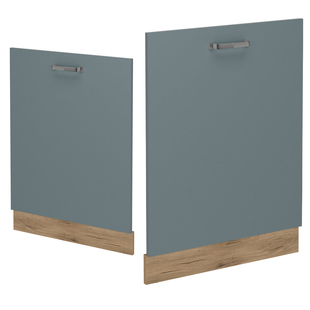 Vicco Coperchio per lavastoviglie Grigio-blu 60 cm , PL Rovere