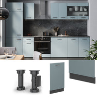 Vicco Coperchio per lavastoviglie Grigio-blu 45 cm , PL Marmo