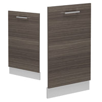 Vicco Coperchio per lavastoviglie Grigio nobile 45 cm , PL Rovere