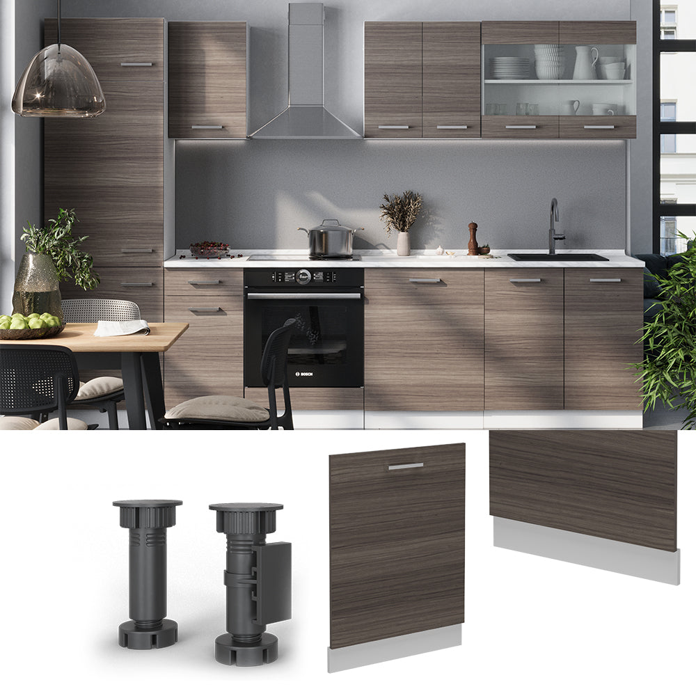 Vicco Coperchio per lavastoviglie Grigio nobile 60 cm , PL Antracite