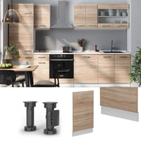 Vicco Coperchio per lavastoviglie Sonoma 45 cm , PL Antracite