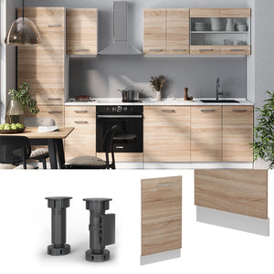 Vicco Coperchio per lavastoviglie Sonoma 45 cm , PL Antracite