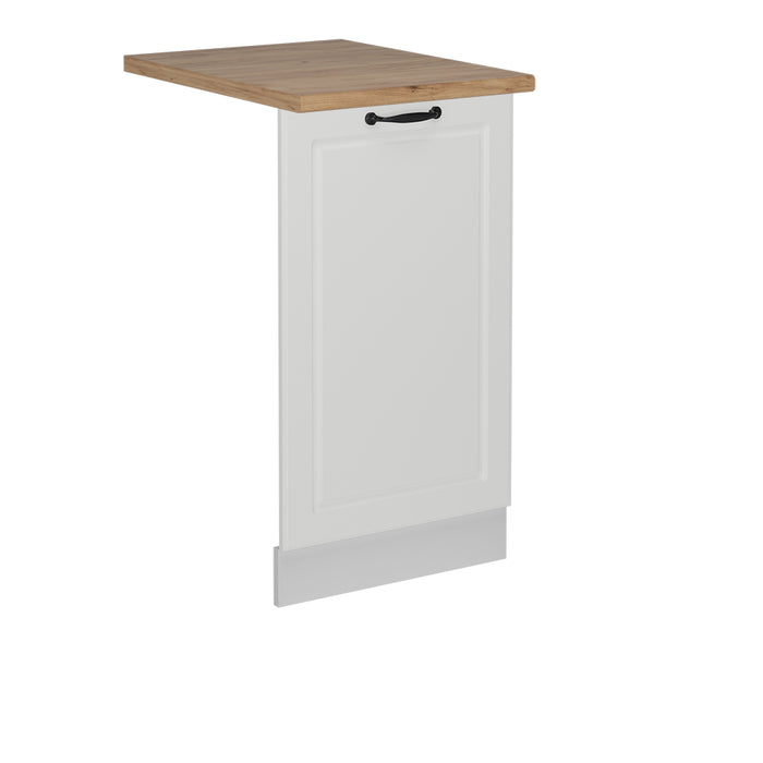 Vicco Pannello frontale della lavastoviglie Bianco casa di campagna 45 cm , PL Rovere