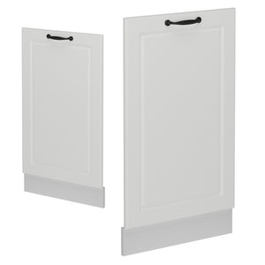 Vicco Pannello frontale della lavastoviglie Bianco casa di campagna 45 cm , PL Antracite