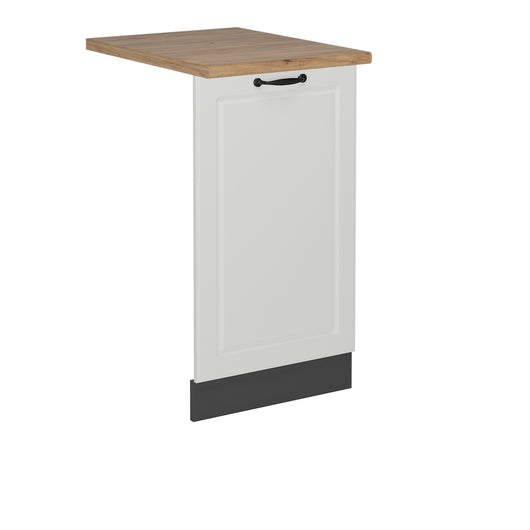 Vicco Pannello frontale della lavastoviglie Bianco casa di campagna 45 cm , PL Rovere