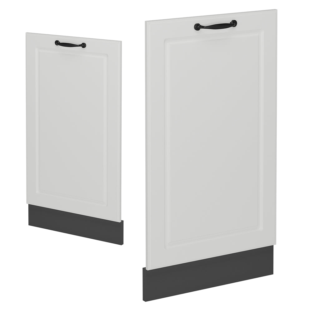 Vicco Pannello frontale della lavastoviglie Bianco casa di campagna 45 cm , PL Rovere