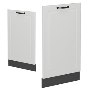 Vicco Pannello frontale della lavastoviglie Bianco casa di campagna 45 cm , PL Rovere