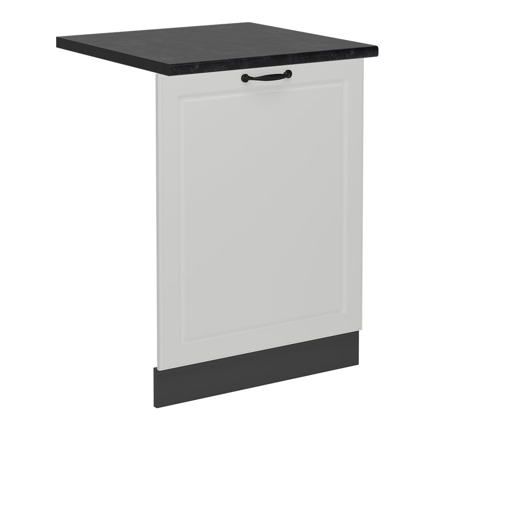 Vicco Pannello frontale della lavastoviglie Bianco casa di campagna 60 cm , PL Antracite