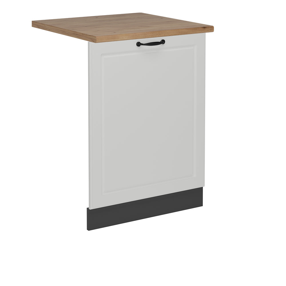 Vicco Pannello frontale della lavastoviglie Bianco casa di campagna 60 cm , PL Rovere