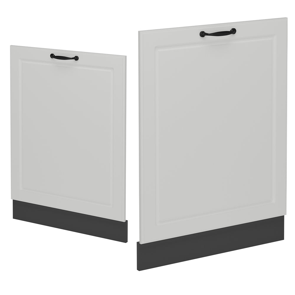 Vicco Pannello frontale della lavastoviglie Bianco casa di campagna 60 cm , PL Rovere