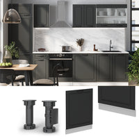 Vicco Pannello frontale della lavastoviglie Antracite casa di campagna 60 cm , PL Antracite