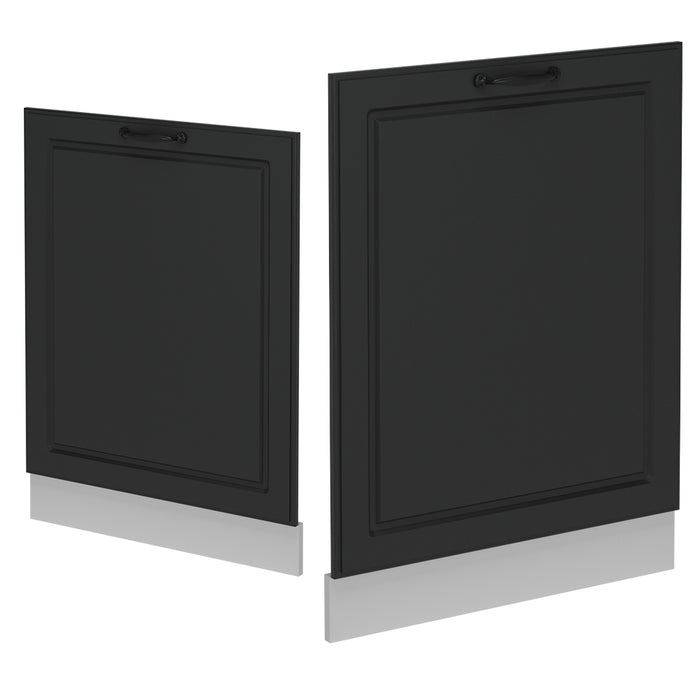 Vicco Pannello frontale della lavastoviglie Antracite casa di campagna 60 cm senza piano di lavoro