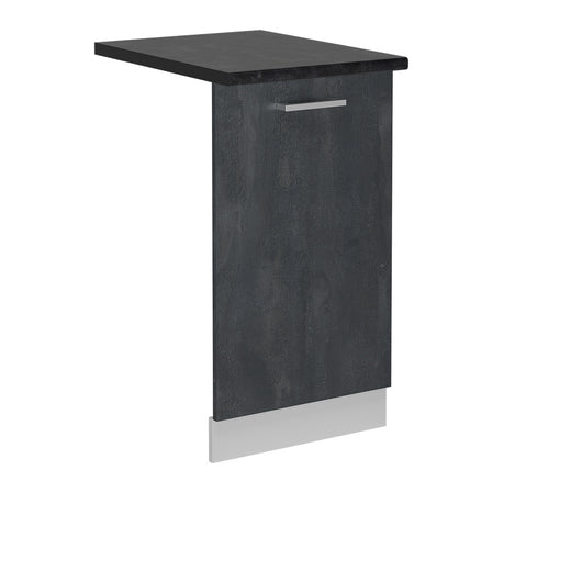 Vicco Pannello frontale della lavastoviglie Calcestruzzo nero 45 cm , PL Antracite