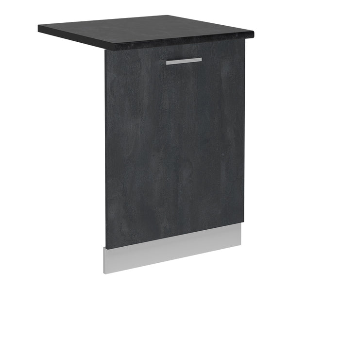 Vicco Pannello frontale della lavastoviglie Calcestruzzo nero 60 cm , PL Antracite