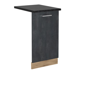 Vicco Pannello frontale della lavastoviglie Calcestruzzo nero 45 cm , PL Antracite