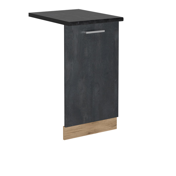 Vicco Pannello frontale della lavastoviglie Calcestruzzo nero 45 cm , PL Antracite