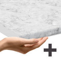 Vicco Pannello frontale della lavastoviglie Calcestruzzo nero 45 cm , PL Marmo