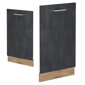 Vicco Pannello frontale della lavastoviglie Calcestruzzo nero 45 cm , PL Antracite