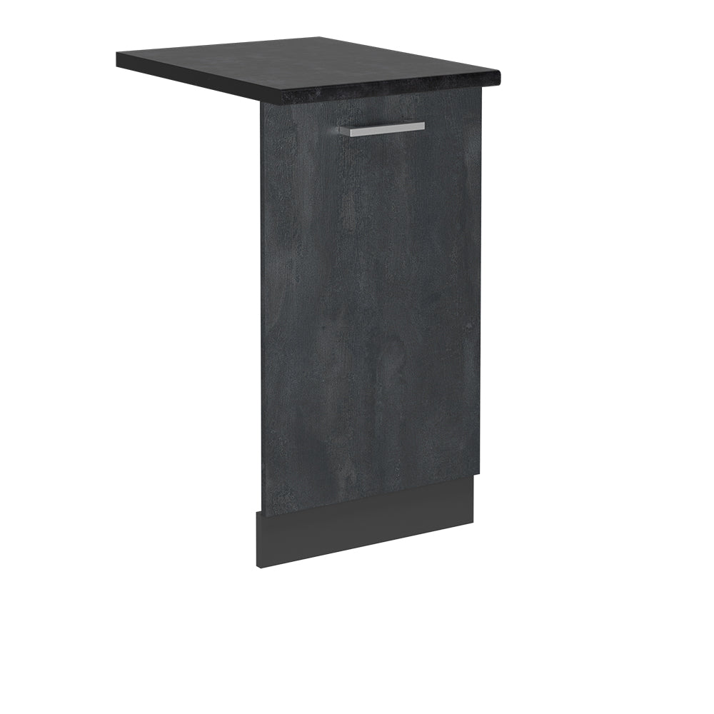Vicco Pannello frontale della lavastoviglie Calcestruzzo nero 45 cm , PL Antracite