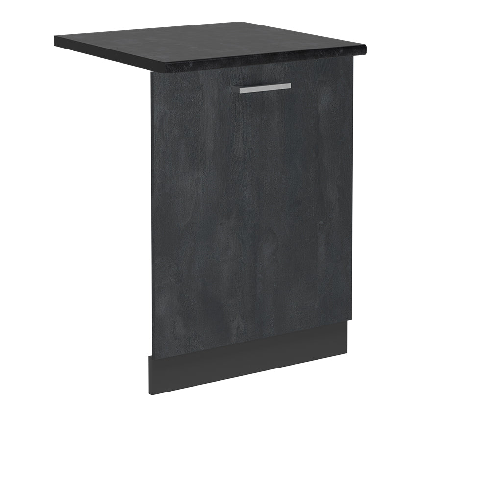Vicco Pannello frontale della lavastoviglie Calcestruzzo nero 60 cm , PL Antracite
