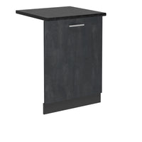 Vicco Pannello frontale della lavastoviglie Calcestruzzo nero 60 cm , PL Antracite