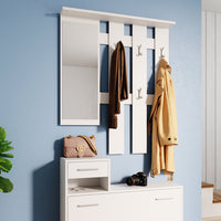 Vicco Appendiabiti Bianco 100 x 111.6 cm