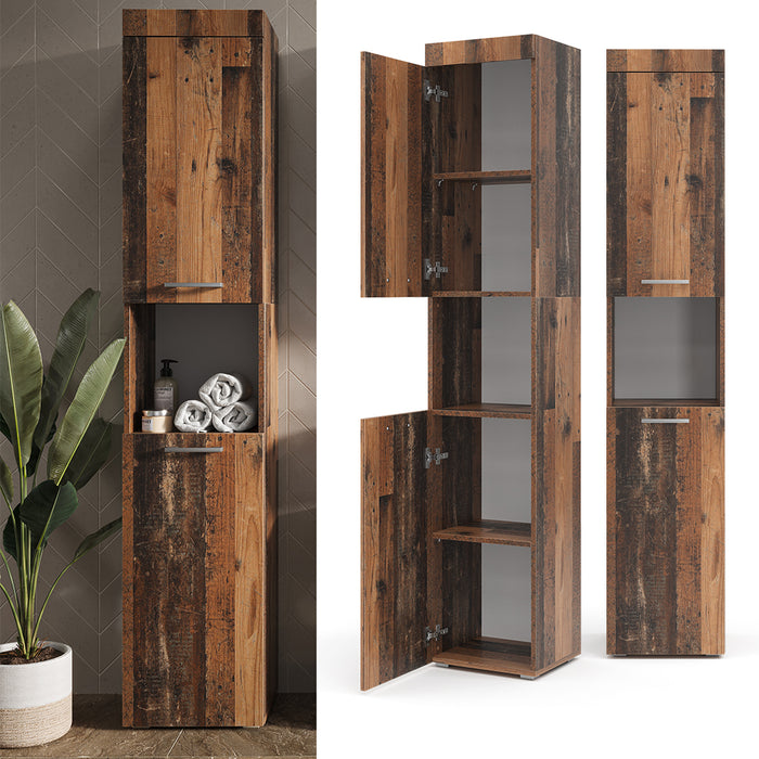 Vicco Armadio per il bagno Oldstyle 37 x 190 cm