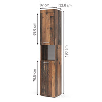 Vicco Armadio per il bagno Oldstyle 37 x 190 cm