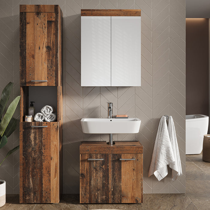 Vicco Armadio per il bagno Oldstyle 37 x 190 cm