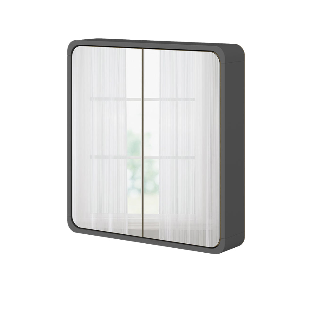 Vicco Armadio a specchio per il bagno Antracite 60 x 60 cm