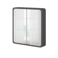 Vicco Armadio a specchio per il bagno Antracite 60 x 60 cm