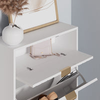 Vicco Mobile porta scarpe Bianco 60 x 107.5 cm 2 scomparti