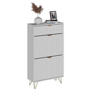 Vicco Mobile porta scarpe Bianco 60 x 107.5 cm 2 scomparti