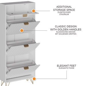 Vicco  Bianco 60 x 145 cm 3 scomparti