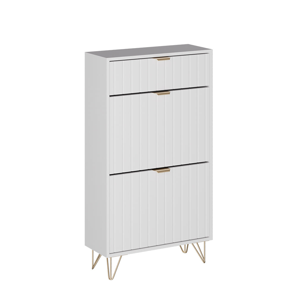 Vicco Mobile porta scarpe Bianco 60 x 107.5 cm 2 scomparti