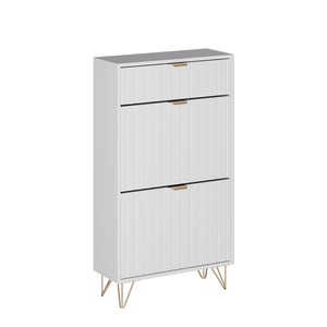 Vicco Mobile porta scarpe Bianco 60 x 107.5 cm 2 scomparti