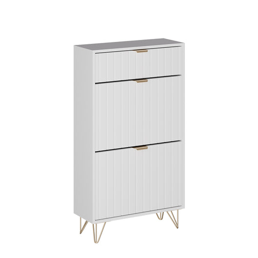 Vicco Mobile porta scarpe Bianco 60 x 107.5 cm 2 scomparti