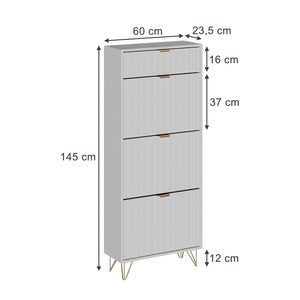 Vicco  Bianco 60 x 145 cm 3 scomparti