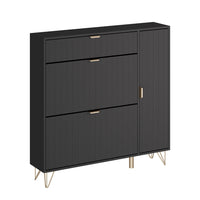 Vicco Mobile porta scarpe Nero 108 x 107.5 cm