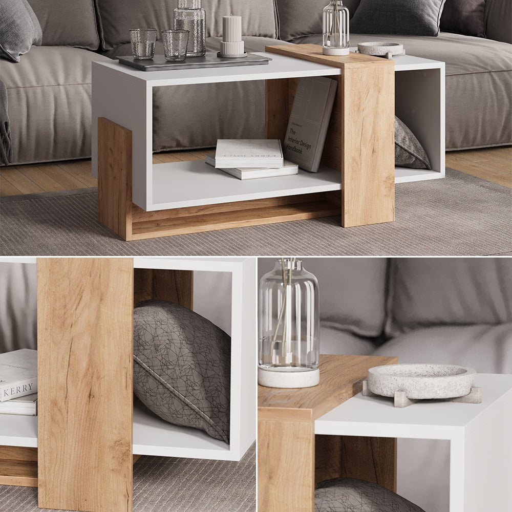 Vicco Rovere bianco/dorato 91.8 x 49 cm