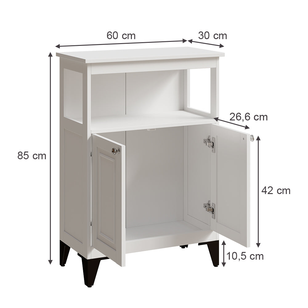 Vicco mobiletto bagno Bianco 60 x 85 cm