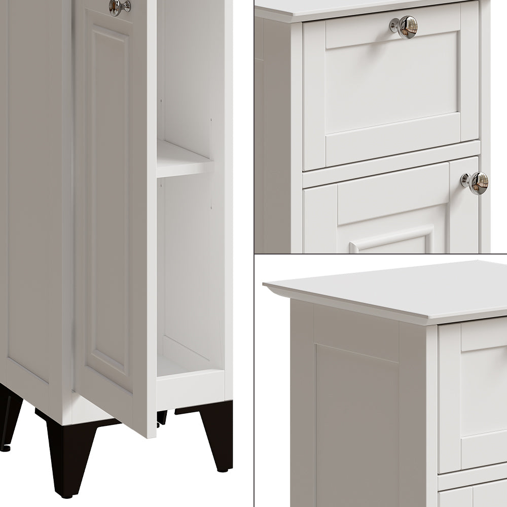 Vicco cassettiera da bagno Bianco 32 x 92 cm con cassetto