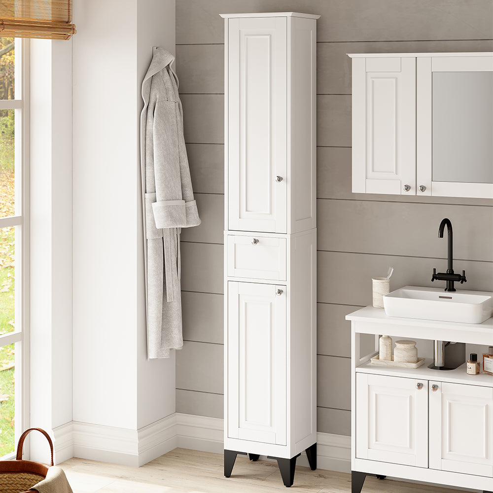 Vicco Mobile alto Bianco 32 x 175 cm