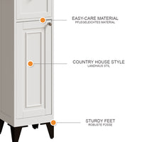 Vicco Mobile alto Bianco 32 x 175 cm