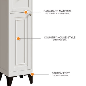 Vicco Mobile alto Bianco 32 x 175 cm