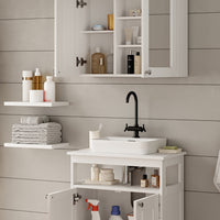 Vicco Set di mobili da bagno Bianco 2 parti