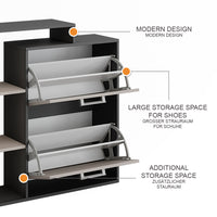 Vicco Scarpiera Antracite/grigio 80 x 90 cm